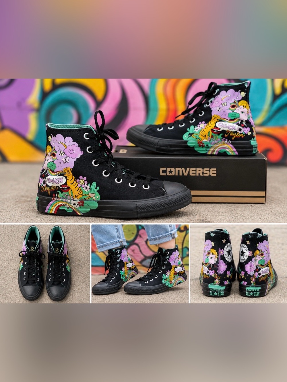 Converse Chuck Taylor All Star Psychedelic Graffiti Sneakers
